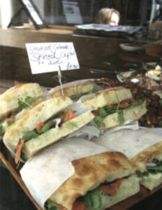 Sandwiches at Kaffeine